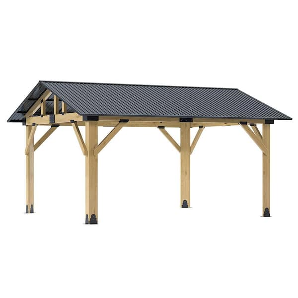 GCソフト　10本 COVERONICS 10 ft. x 12 ft. Wood Frame Outdoor Hardtop Gazebo
