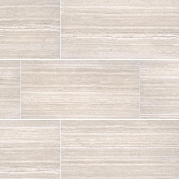 MSI Charisma White 11.75 in. x 23.75 in. Matte Ceramic Floor and Wall Tile (640 sq. ft./Pallet)