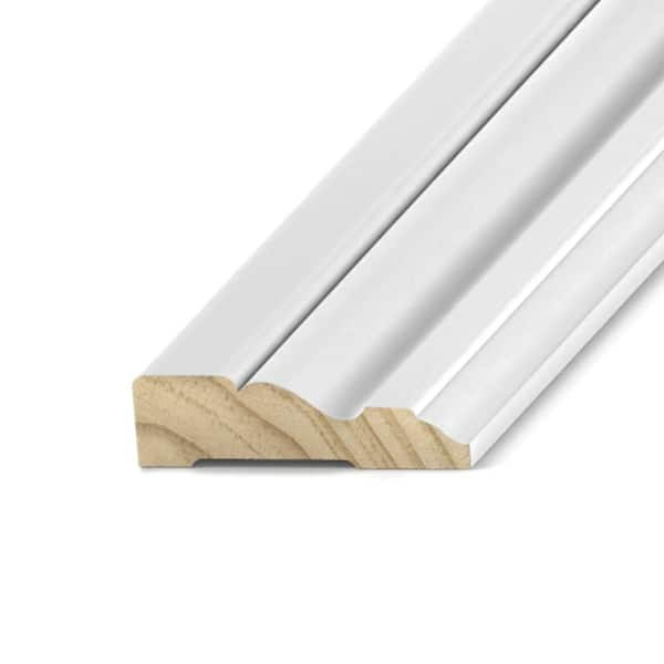 Kelleher 1-1/4 in. x 2 in. Primed Pine Brick Molding P381PR - The Home Depot