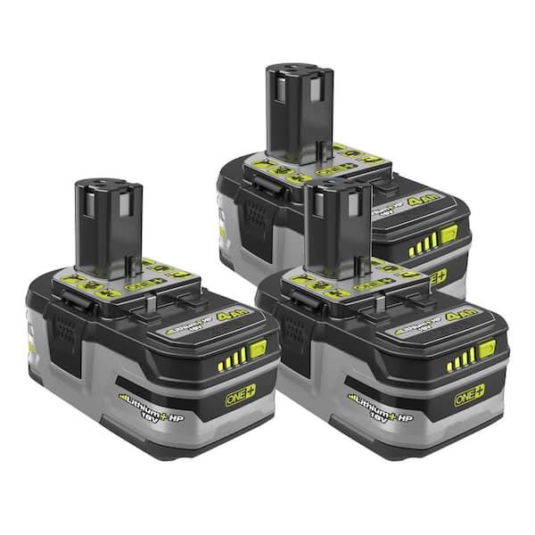 ryobi 18 volt battery home depot