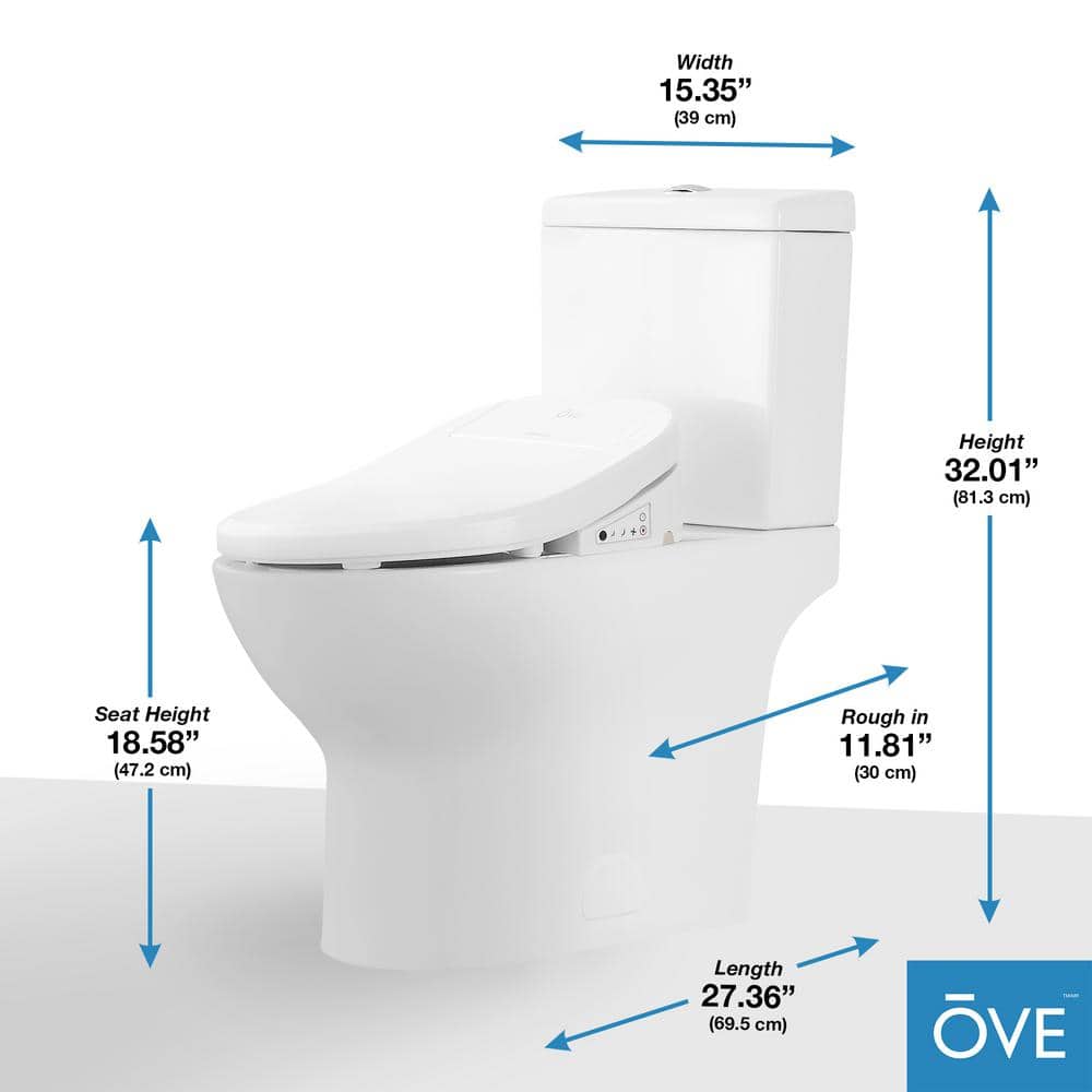 White Elongated Dual Flush High Efficiency Macerating Toilet