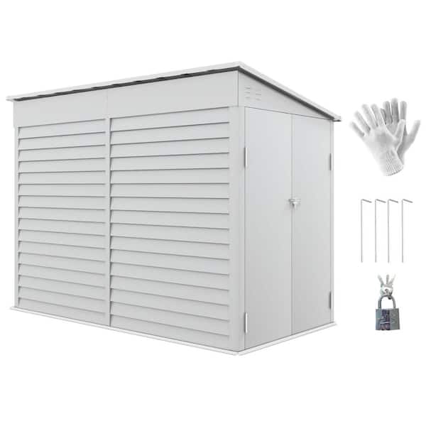 Garden Shed Lockable Garden & Yard Tool & Outdoor Storage Shed Metal Storage Shed