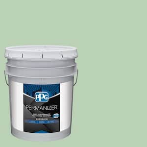 5 gal. PPG1130-4 Lime Taffy Flat Exterior Paint