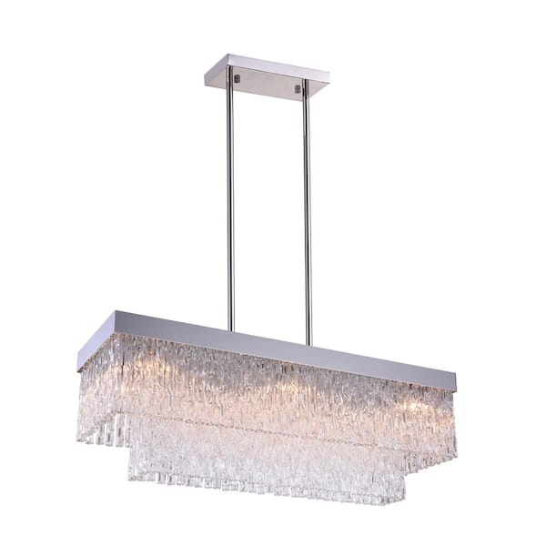CWI Lighting Carlotta 8-Light Chrome Chandelier