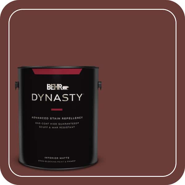 BEHR DYNASTY 1 gal. #BXC-69 Cimarron Matte Interior Stain-Blocking Paint & Primer
