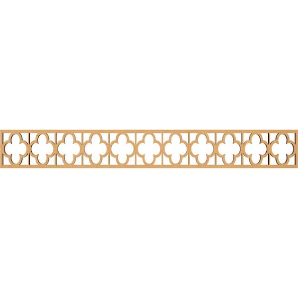 Ekena Millwork Woodall Fretwork 0.375 in. D x 46.5 in. W x 6 in. L MDF Wood Panel Moulding
