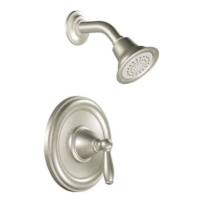 Brantford Single-Handle Posi-Temp Shower Only Trim Kit in Brushed Nickel (Valve Not Included)
