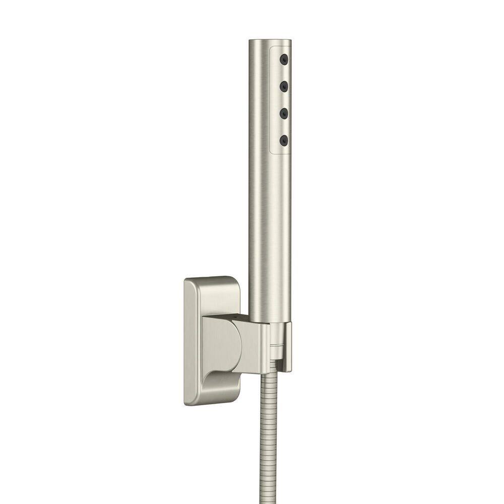 Niagara Brushed Nickel Wall Mounted Tub Filler with Handshower