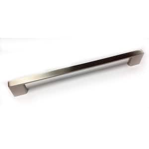 6-5/16 in. (160 mm) Modern Brushed Nickel Rectangular Cabinet Bar Pull