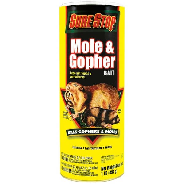 Sure Stop 1 lb. Mole and Gopher Killer 100508945 - The Home Depot
