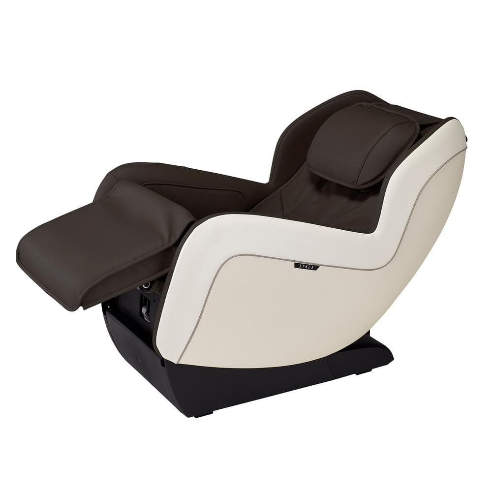Espresso Faux Leather Heated Zero Gravity Massage Chair