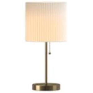 18 in. Table Lamp Brass