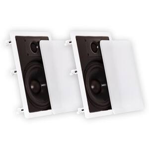 In-Wall 8 in. Speakers Home Theater Surround Sound Pair