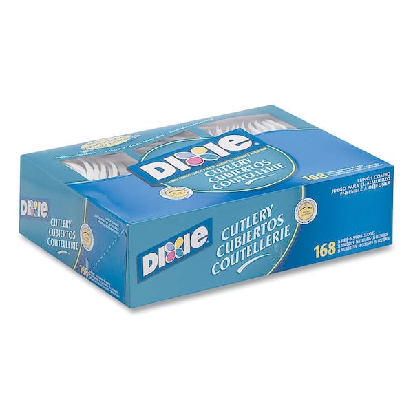 Dixie Combo Pack, Tray W Plastic Forks, Knives