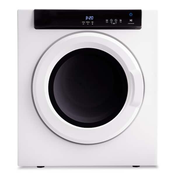 Flynama 3.23 cu. ft. 120-Volt Portable Clothes Electric Dryer with Touch Screen Panel in White