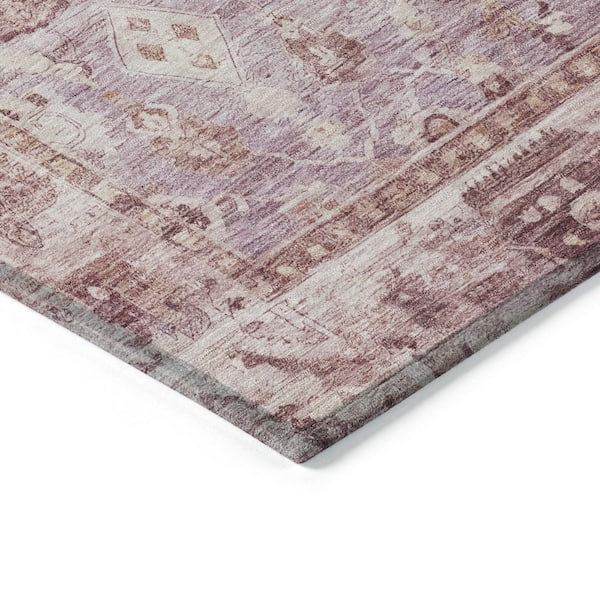 Chantille Machine Washable Indoor/Outdoor Abstract ACN1772 Blush 8 ft. x 10 ft. Area Rug
