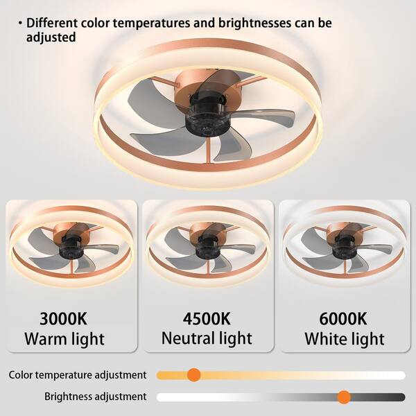 Modern Ceiling Fan With Lights,Low Profile Flower Ceiling Fan With - View #2