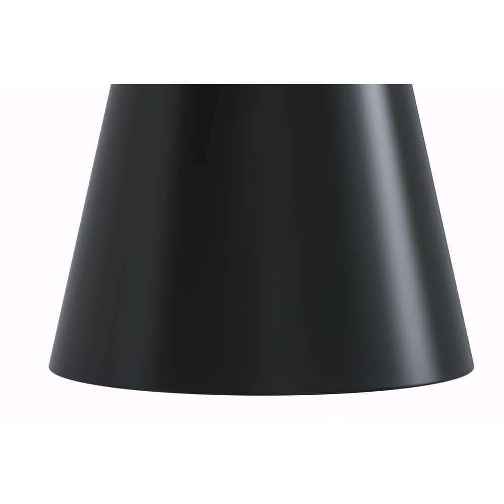 Prynn 60" Round Glass Dining Table with Black Pedestal Base