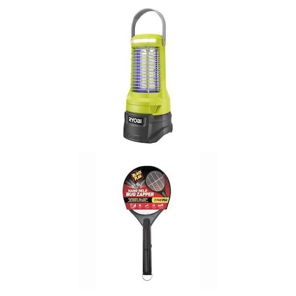 ONE+ 18-Volt Cordless Bug Zapper (Tool Only) and Portable Handheld Insect Killer Racket, Black