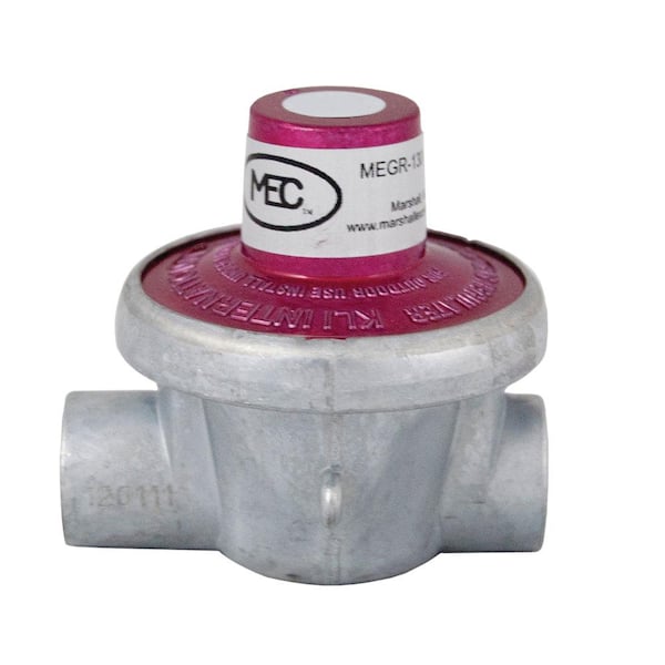 Unbranded Excela-Flo Compact High Pressure Fixed Regulator 30 PSI - 1/4 in. FNPT Inlet/Outlet