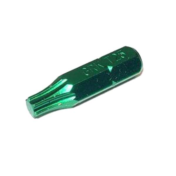 GRK Fasteners T-25 1 in. Green Bits (2-Count)-DISCONTINUED