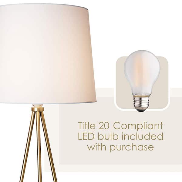 Free Led Bulb Included Nhfl Al Go, Lamp Shade Guidelines