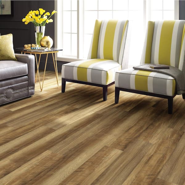 Breckenridge Reflex 12 MIL X 7 in. W X 48 in. L Waterproof Click Lock Vinyl Plank Flooring (18.67 sq. ft./ case )