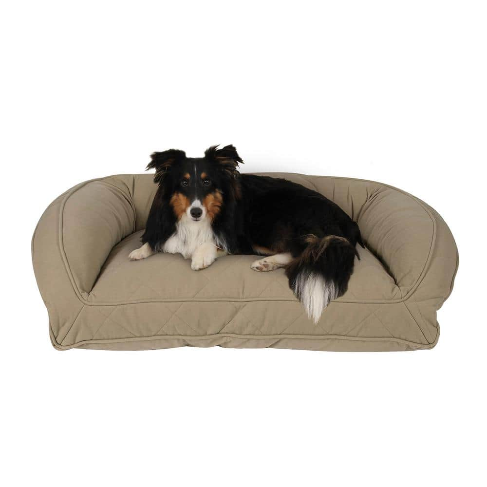 Large/X-Large Sage Orthopedic Quilted Microfiber Bolster Bed -  Carolina Pet Company, 019410 F