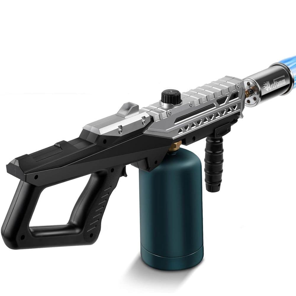 Powerful Adjustable Propane Torch Gun for BBQ Camping Charcoal Lighting Fir