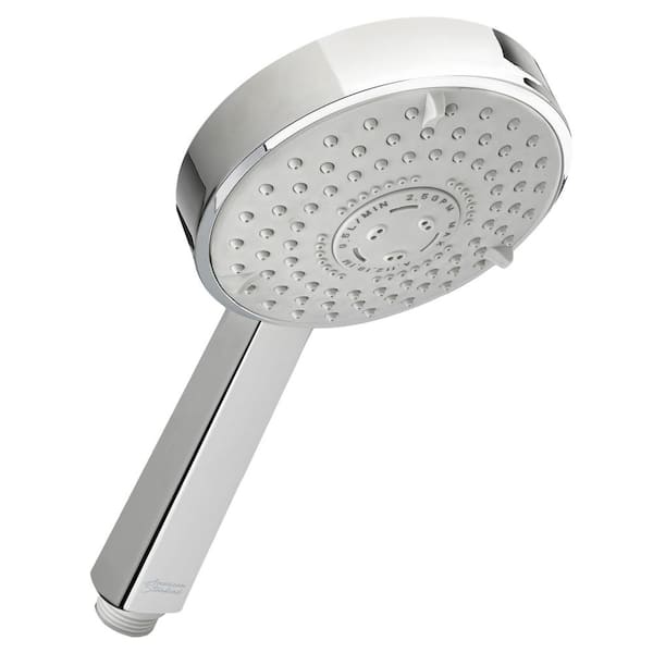 American Standard 3-Spray 4.8 in. Single Wall Mount Handheld Shower Head in Polished Chrome