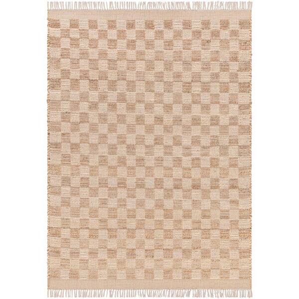 HAUTELOOM Hauteloom Brown/Beige 6 ft. 7 in. x 9 ft. Pertek