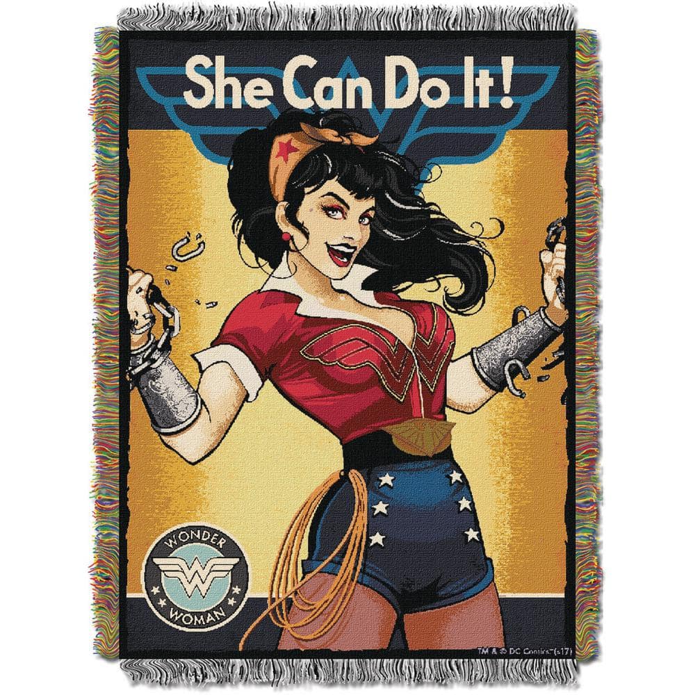 Wonder woman throw outlet blanket