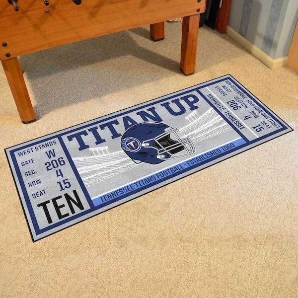 Amscan Football Floor Runner, 10 ft x 2 ft