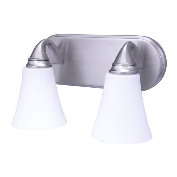 Pfister Pasadena 2-Light Vanity - Brushed Nickel-DISCONTINUED