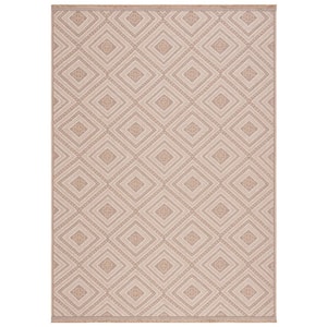 Aspect Natural/Ivory 5 ft. x 8 ft. Concentric Diamond Area Rug