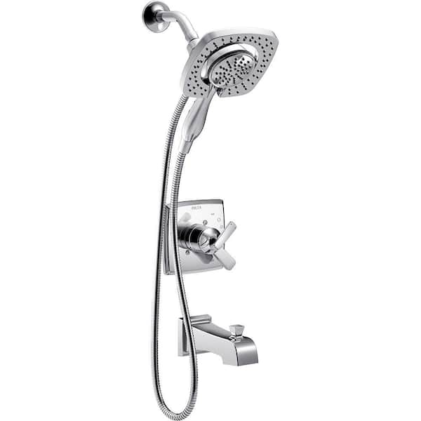 Delta Ashlyn In2ition 1-Handle Tub and Shower Faucet Trim Kit in Chrome (Valve Not Included)