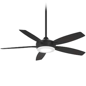 Espace 52 in. Integrated LED Indoor Coal Bond Compatible Ceiling Fan with Light