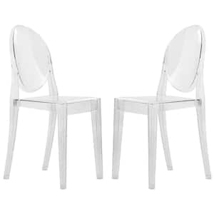 Marion Clear Color Acrylic Side Chair Set of 2