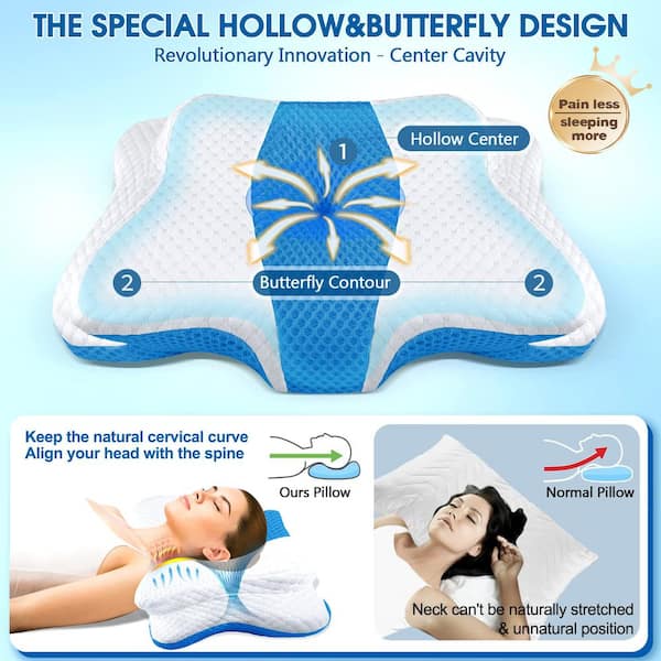 Cervical curve pillow best sale