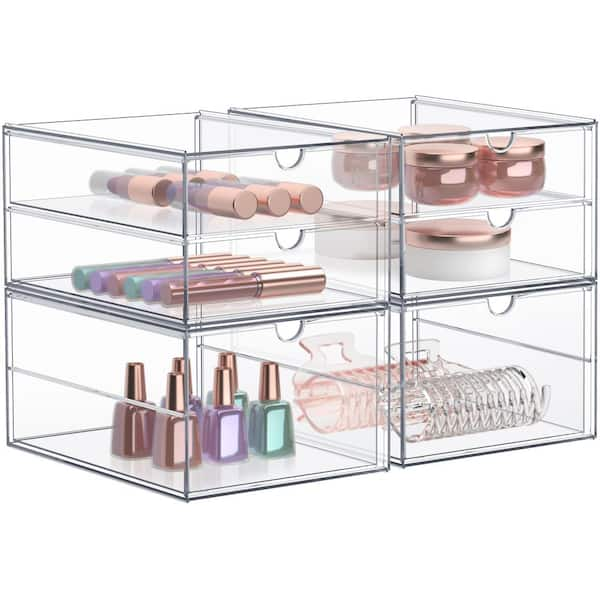 Sorbus Stackable 1 large drawer and 2 small drawers Cosmetic Organizer ...