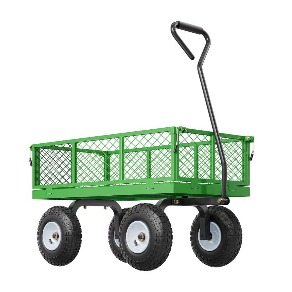 680 lb Steel Garden Cart with Removable Sides 10 in. Tires and Rotating Handle price history on PriceWatchPro