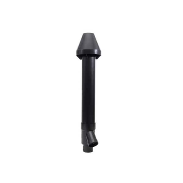SYSTEM 1738 3 in. x 32 in. PVC FGV Concentric Vent Kit in Black