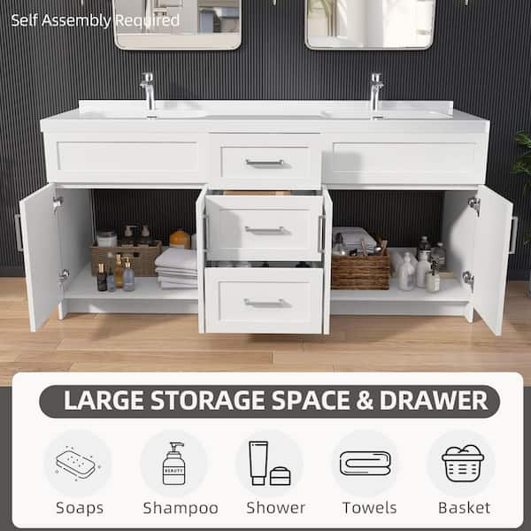 Zeafive Mox 72 in. W x 21.5 in. D x 33.5 in. H Freestanding