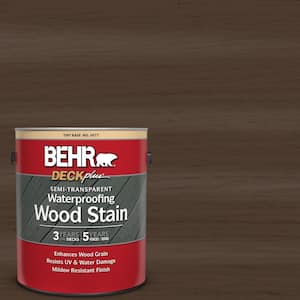 1 gal. #ST-111 Wood Chip Semi-Transparent Waterproofing Exterior Wood Stain
