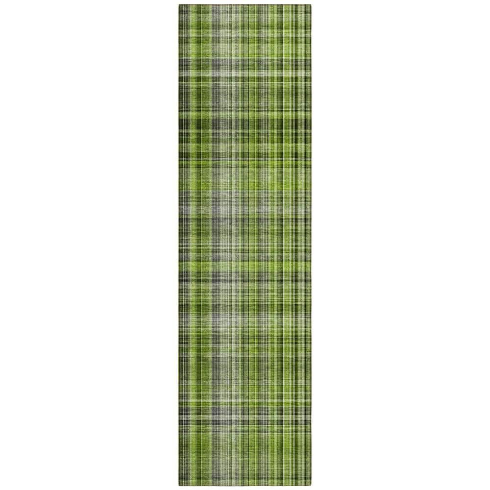 Chantille ACN541 Green 2 ft. 3 in. x 7 ft. 6 in. Machine Washable Indoor/Outdoor Geometric Runner Rug price history on PriceWatchPro