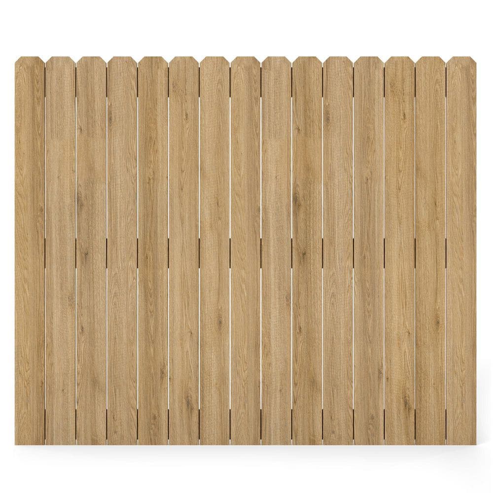 9/16 in. L x 5-1/2 in. W x 6 ft. H Wood Dog-Ear Fence Picket for Garden Fences (15-Pack) price history on PriceWatchPro