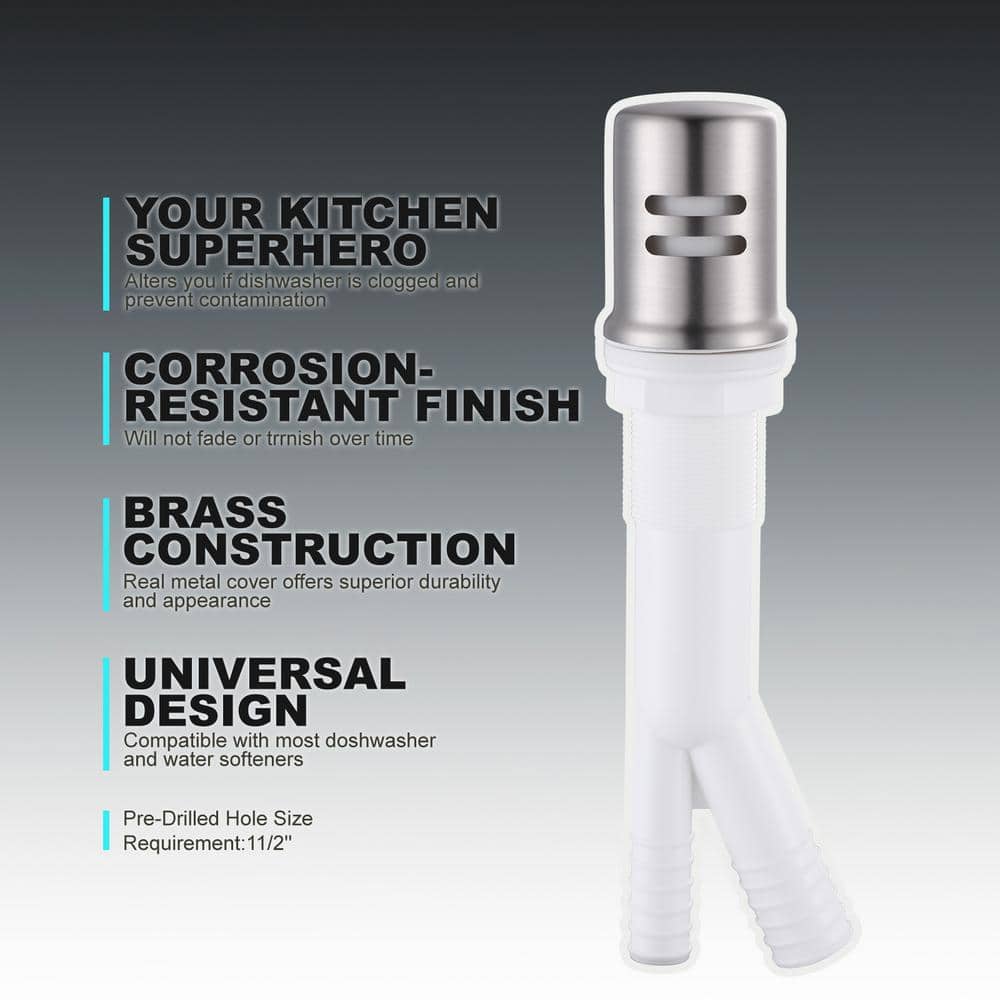 Brushed Nickel Single Handle Pull-Down Kitchen Faucet