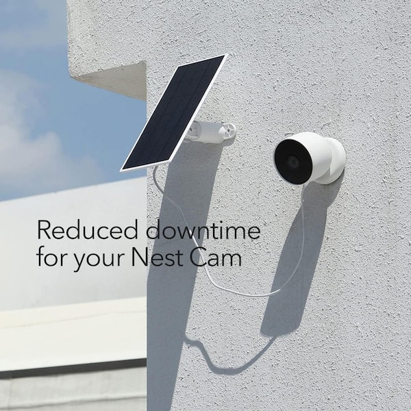 Wasserstein ソーラーパネル Google Nest Cam 用 Amazon.co.jp: Wasserstein 雨樋マウント Google Nest Cam