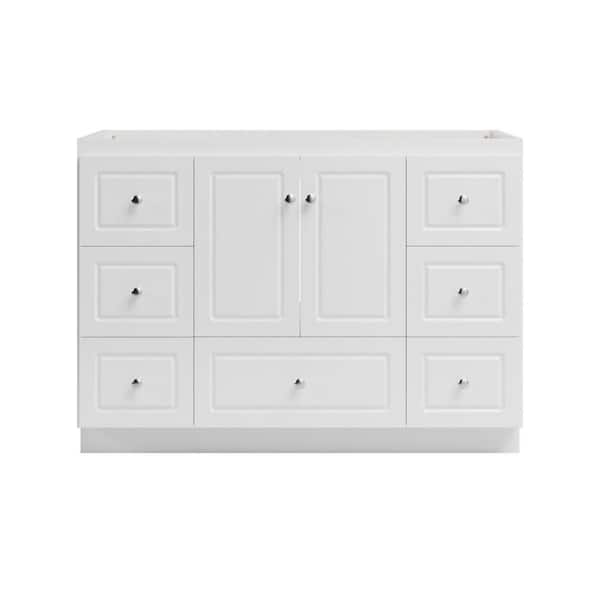 Ultraline 48 in. W x 21 in. D x 34.5 in. H Bath Vanity Cabinet without Top in Winterset