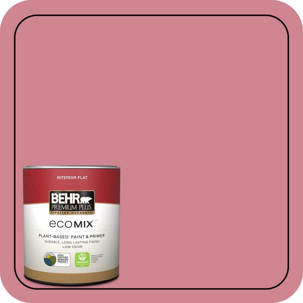 1 qt. #130D-4 Rose Sachet Flat EcoMix Plant-Based Interior Paint & Primer price history on PriceWatchPro